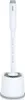A white toilet brush with a gray base and handle, shown standing upright against a white background. Podgląd zdjęcia produktu