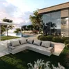 TRADA Gartensofa lounge set Bahama M Grau Gartenmöbel set Produktbild-Vorschau 3