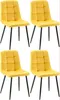 Lot de 4 chaises de salle à manger CLP Antibes, revêtement Voir les images du produit 13