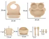 Siliconen Schalen Voor Kinderen Uil Beige 9 Elementen Productafbeelding-voorbeeld 5