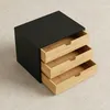 Organiseur de bureau en bambou avec tiroirs HEGO, 25 cm Voir les images du produit 7