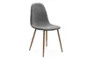 finori Anya 70A Stuhl, 4er-Set, Cord grau / Holzoptik Maß: Produktbild-Vorschau 1