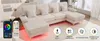 Sweiko Modernes U-Sofa mit LED Ambientebeleuchtung  & der Produktbild-Vorschau 16