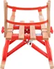 vidaXL Slitta pieghevole con schienale 119 cm legno Anteprima dell’immagine prodotto 3