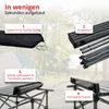 Grafner Campingtisch klappbar 53,5x50x50cm Klapptisch, Produktbild-Vorschau 4