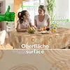 Tischdecke Wachstuch LUXURY Ornamente Beige Robust Produktbild-Vorschau 4