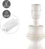 Home Sweet Home Tischleuchte Sockel Banjo 15/15/44cm - Weiß Produktbild-Vorschau 4