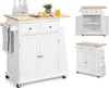 KOMFOTTEU kuchynský vozík s pracovnou doskou 80x45 cm, Náhľad obrázku produktu 1
