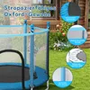 KEHOT Trampolin 140 cm mit Sicherheitsnetz, Indoor, Blau, Produktbild-Vorschau 5