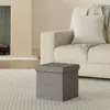 SONGMICS, pouf de rangement pliable, 30 x 30 cm, capacité Voir les images du produit 2