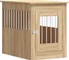 vidaXL Hundekäfig im Möbelstil Sonoma-Eiche 55x80x68 cm Produktbild-Vorschau 1