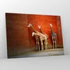 Bilder auf glas - Tiere Giraffen Zoo Familie - 100x70cm - Produktbild-Vorschau 4