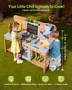 VEVOR speelkeuken, kinderkooktoestel met fornuis, haken, Productafbeelding-voorbeeld 2