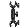 A black camera clamp mount with adjustable arms and knobs, shown against a white background. Produktbild-Vorschau