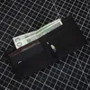 Schwarz minimalistische Herren Kreditkartenbrieftasche Produktbild-Vorschau 1