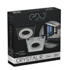 Verstellbare Glas-Deckenleuchte CRYSTAL R Silber IP20 Produktbild-Vorschau 4