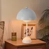 Weiße Tischlampe in Pilzform mit Blumentopf, Metall, 34 cm, Produktbild-Vorschau 5