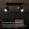 Brilliant Pini Faretto LED a 2 luci Teste orientabili Anteprima dell’immagine prodotto 8