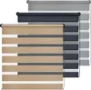 Doppelrollo Rattan RON 100x150 cm, hellbraun Produktbild-Vorschau 1