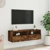 vidaXL Szafka wisząca pod TV dąb wędzony 100x30x30 cm Podgląd zdjęcia produktu 3
