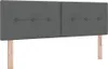 vidaXL Höhenverstellbares Kopfteil Dunkelgrau 160 cm Stoff Produktbild-Vorschau 1