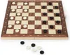 Šachová hra 3 v 1 Magnetická šachová hra ze dřeva 34 cm pro Náhled obrázku produktu 12