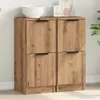 vidaXL Sideboards 2 Stk. Artisan-Eiche 30x30x70 cm Produktbild-Vorschau 4
