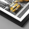 Gerahmtes Poster - Schwarzer Rahmen - Taxi Stadt Straße Produktbild-Vorschau 2