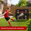 KM-Fit Fußballtor 150x120 cm mit Zielplane, 2-in-1 Produktbild-Vorschau 5