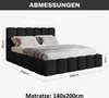 MOTIVENA Nunu Bubble Polsterbett 140x200 mit Bettkasten, Produktbild-Vorschau 7