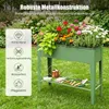 COSTWAY Hochbeet Metall 95x31x79,5cm, erhöhtes Gartenbeet Produktbild-Vorschau 6