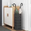 vidaXL Portaombrelli nero, 15,5 x 15,5 x 49 cm, acciaio Anteprima dell’immagine prodotto 3