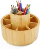 Bamboo Desk Organizer, große Kapazität Pen Holder Lagerung Produktbild-Vorschau 1