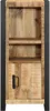 vidaXL Badschrank 40x30x90 cm Raues Massivholz Mango Produktbild-Vorschau 2