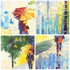 Bilder auf glas - Park Straße Regen - 50x50cm - Glasbilder Produktbild-Vorschau 8