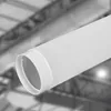 A close-up of a white ventilation pipe connector against a blurred industrial background. Anteprima dell’immagine prodotto