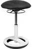 TOPSTAR Hocker Sitness Bob SU43BR0 Fuß weiß Bezug schwarz Produktbild-Vorschau 1