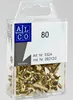 Q-Connect® KF02028 Musterbeutelklammern 80 Stück, Rundkopf, Anteprima dell’immagine prodotto 2