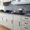 10 Stück Schrankgriffe, 160 mm Lochabstand – Schwarze Produktbild-Vorschau 4
