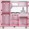 Rijoka Kinderküche aus Holz - Rosa mit Herz - Spielküche Produktbild-Vorschau 9