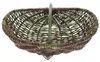 Panier en osier avec anse en bois, moyen, panier à fruits, Voir les images du produit 3