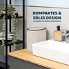 Oválny kozmetický kôš eluno s pogumovaným povrchom Náhľad obrázku produktu 2