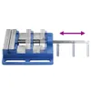 vidaXL Maschinenschraubstock Blau 121 mm Gusseisen Produktbild-Vorschau 4