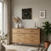 Orologio da parete grande effetto legno Digits ECO, Anteprima dell’immagine prodotto 4