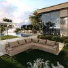 TRADA Gartensofas, Gartenecksofa Bahama L Beige 298x298 cm Produktbild-Vorschau 1