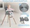 Ezebaby 6-in-1 Hochstuhl, Multifunktionaler Produktbild-Vorschau 3