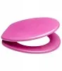 A pink toilet seat is shown against a white background. Náhled obrázku produktu