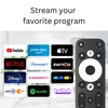 A collage of streaming service logos and a remote control, with text overlay. Produktbild-Vorschau