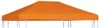 vidaXL Pavillondach 310 g/m² 4x3 m Orange Produktbild-Vorschau 6