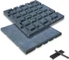 bepco Fallschutzmatte 4er Set - (40x40cm, Grau) - Produktbild-Vorschau 1